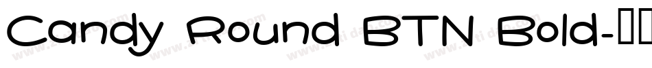 Candy Round BTN Bold字体转换